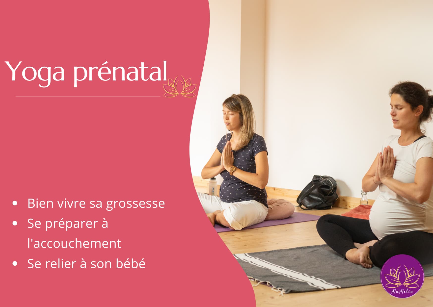 Yoga maternité prénatal MaMélia